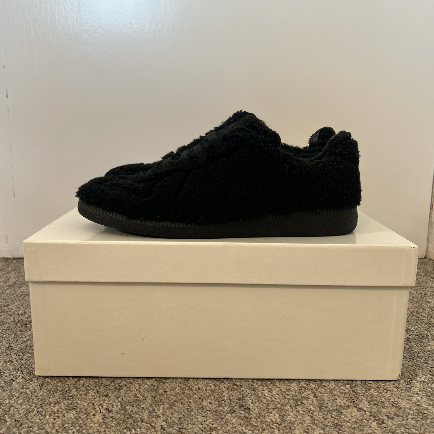 Maison Margiela Faux Fur Replica Sneakers