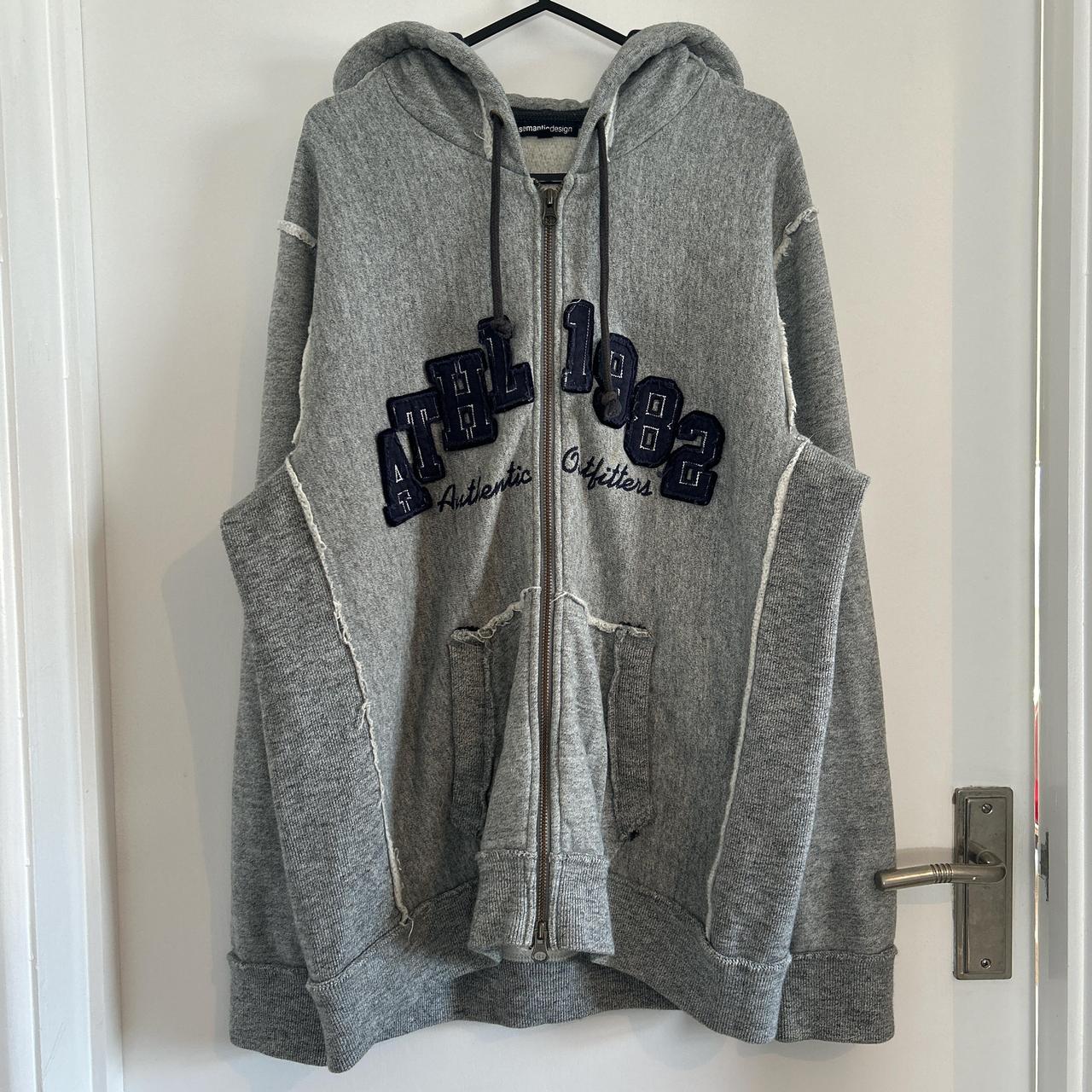 Semantic Design Athletic Zip Hoodie