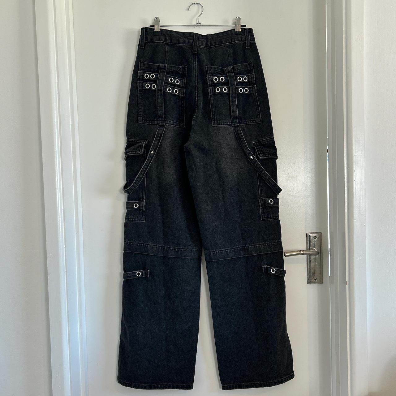 Japanese Archive Flared Bondage Cargo Pants